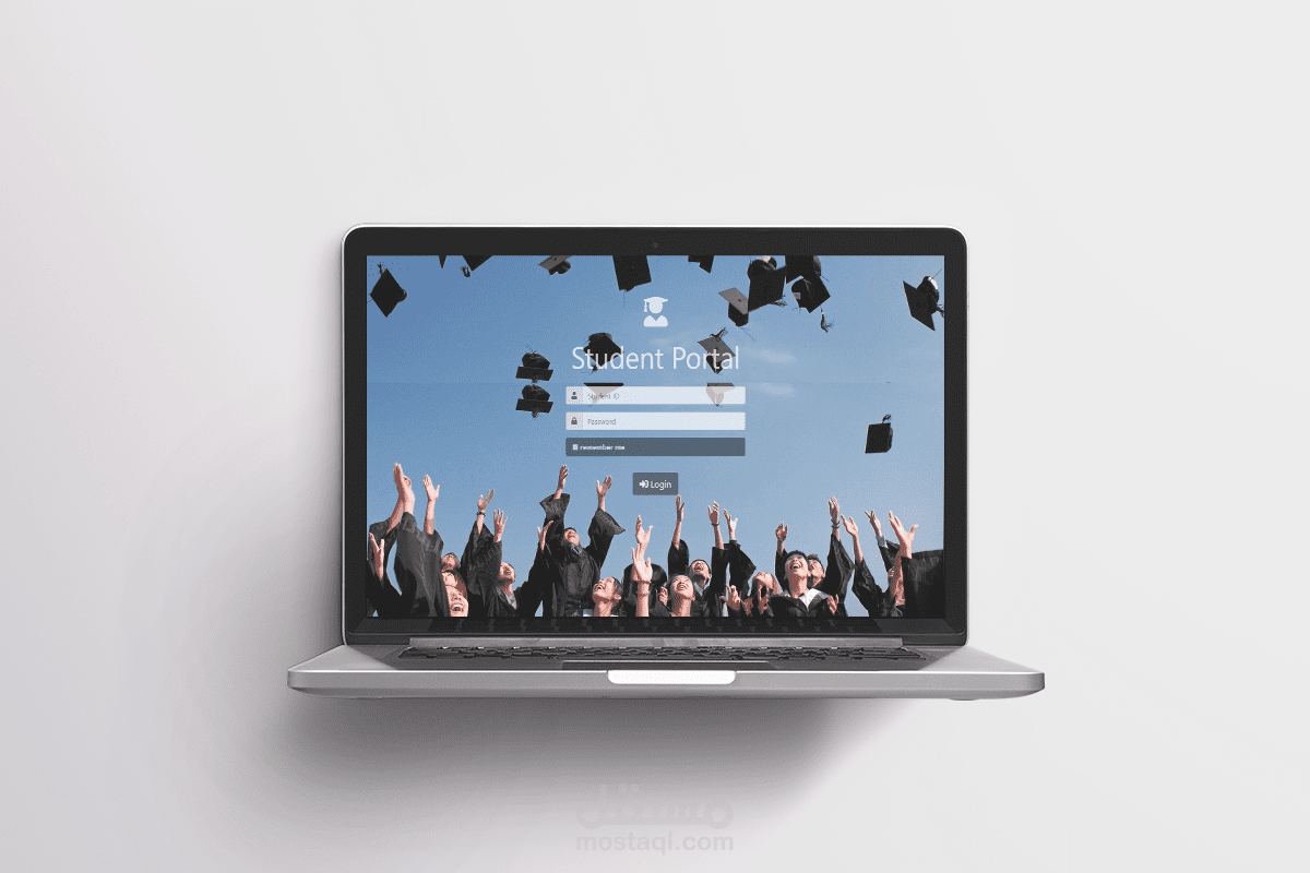 بوابة طلاب - شبيهة بنظام الجامعة.
