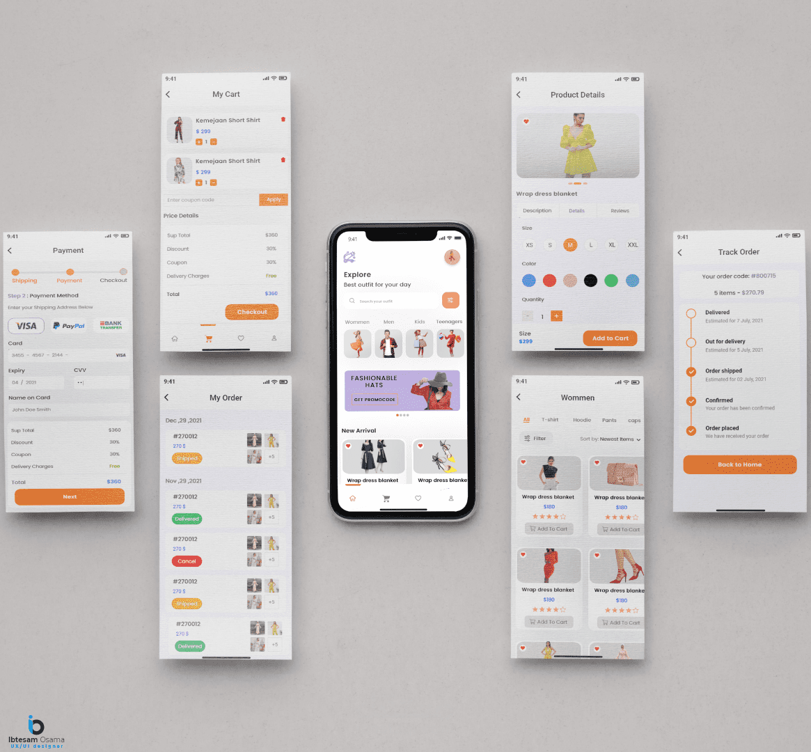 متجر الكتروني لبيع الملابس