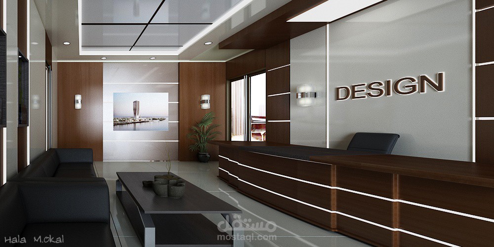 تصميم داخلي لمكتب