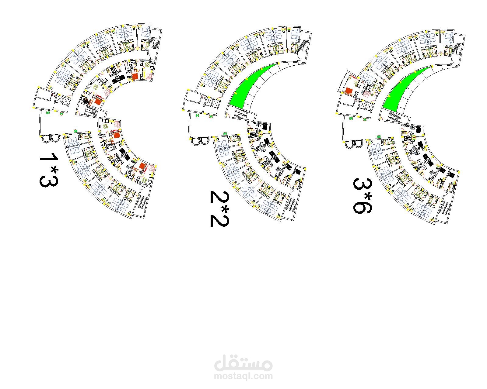 رسم اي مخطط معماري على autocad  /revit