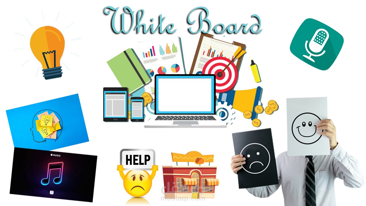 تصميم فيديو وايت بورد احترافي