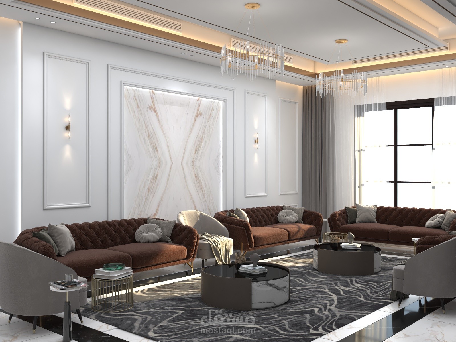 تصميم داخلي | مجلس رجال | السعودية