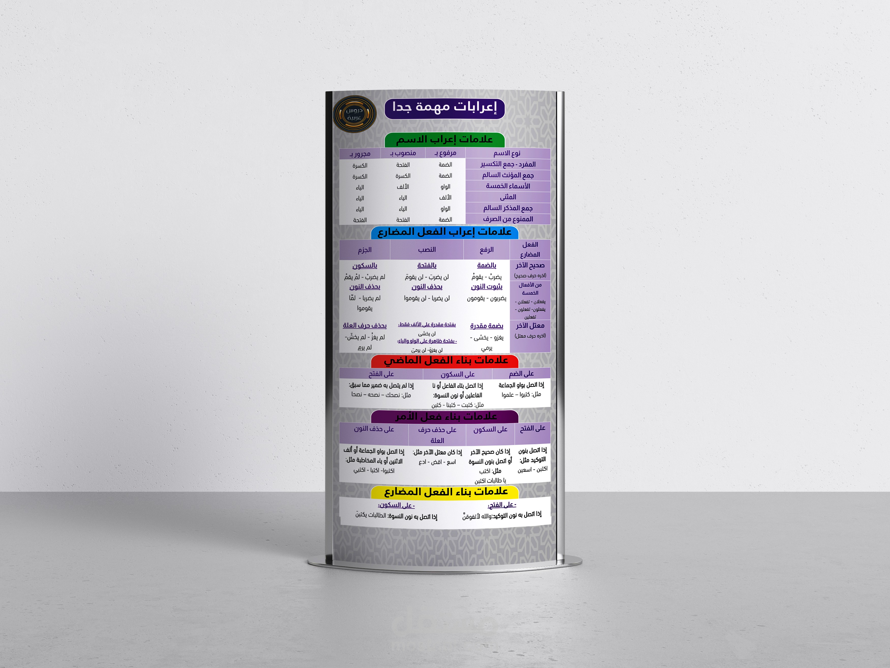 بنر رول اب -لمدرس لغة عربية