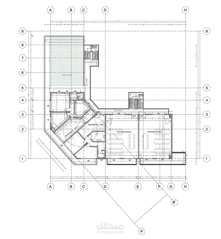 Working Drawing for Training Center