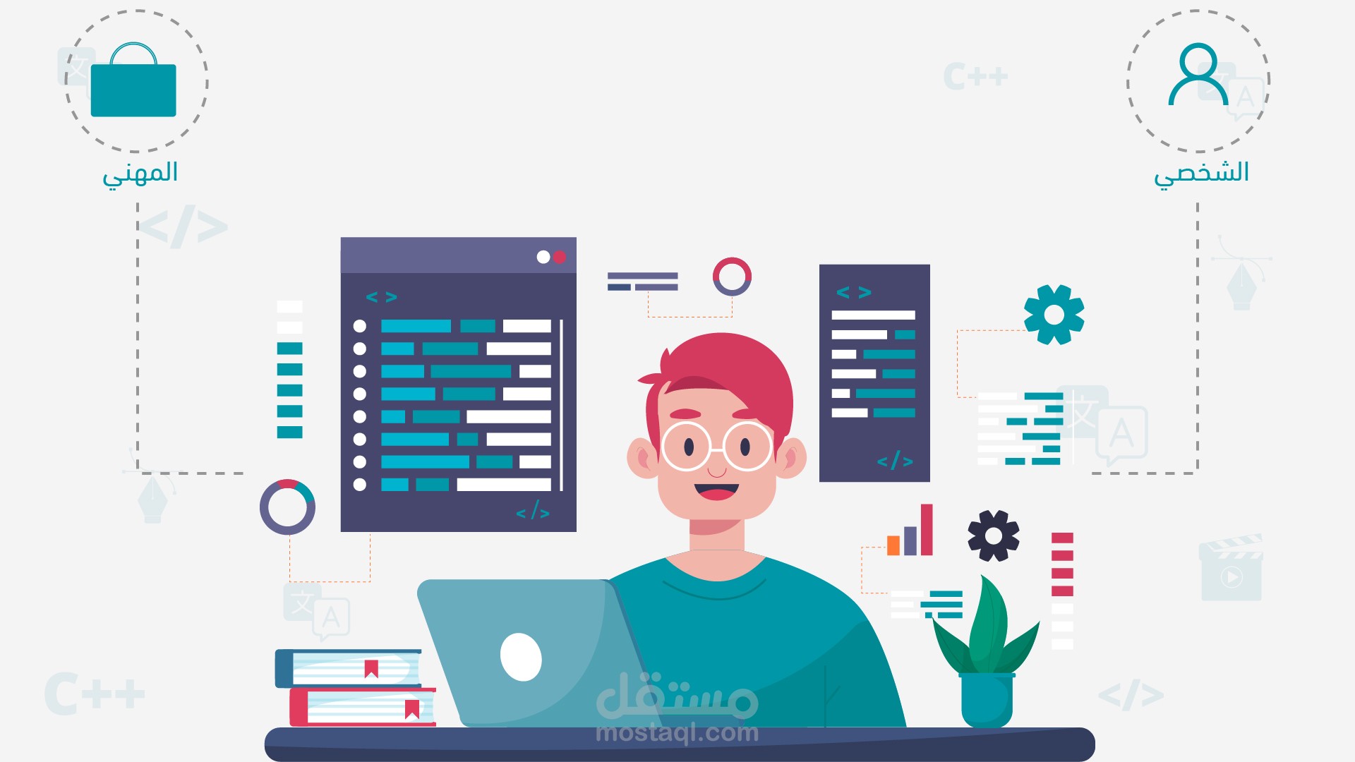 موشن جرافيك منصة بوستيف