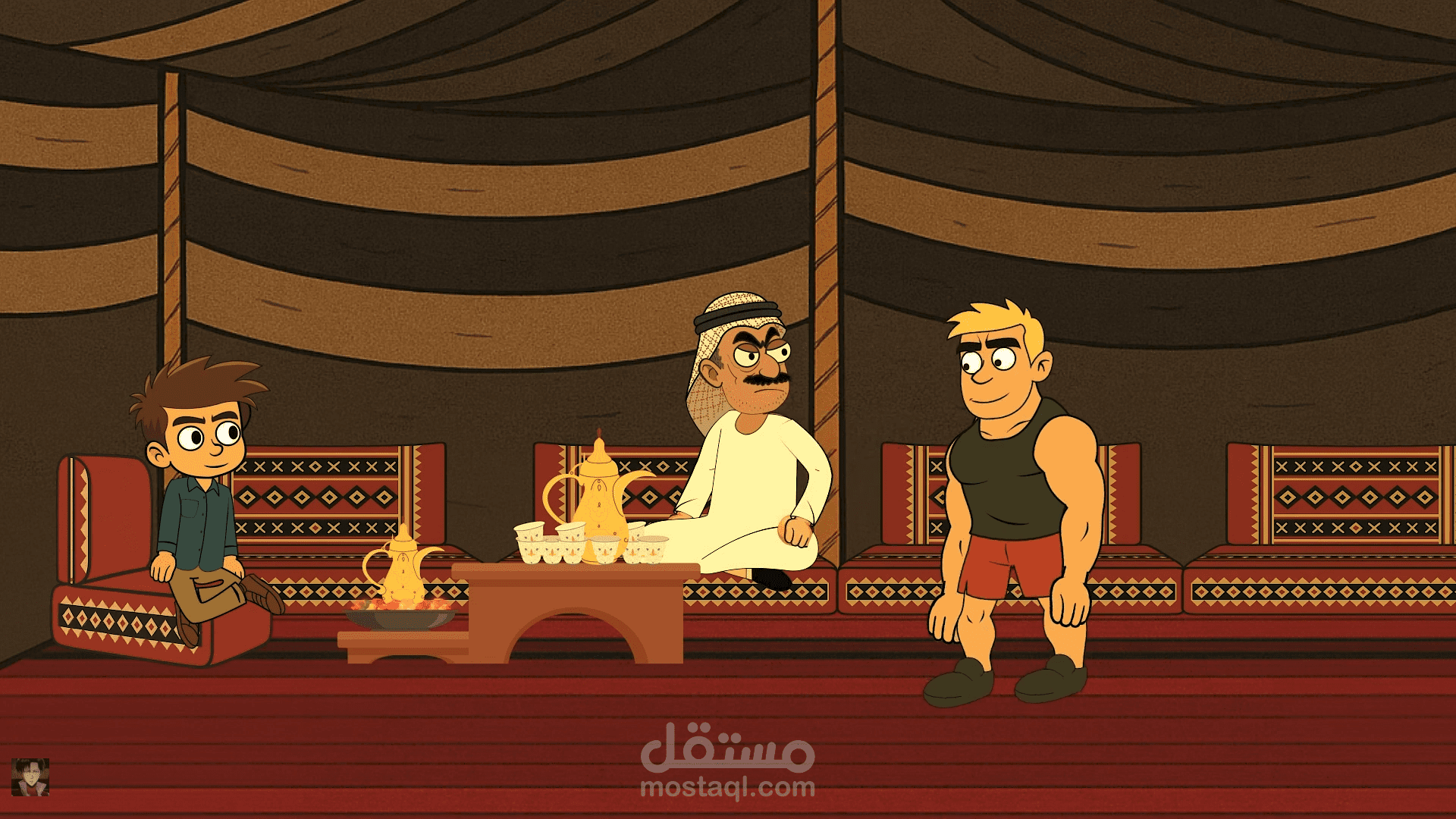 انميشين سام الغبي