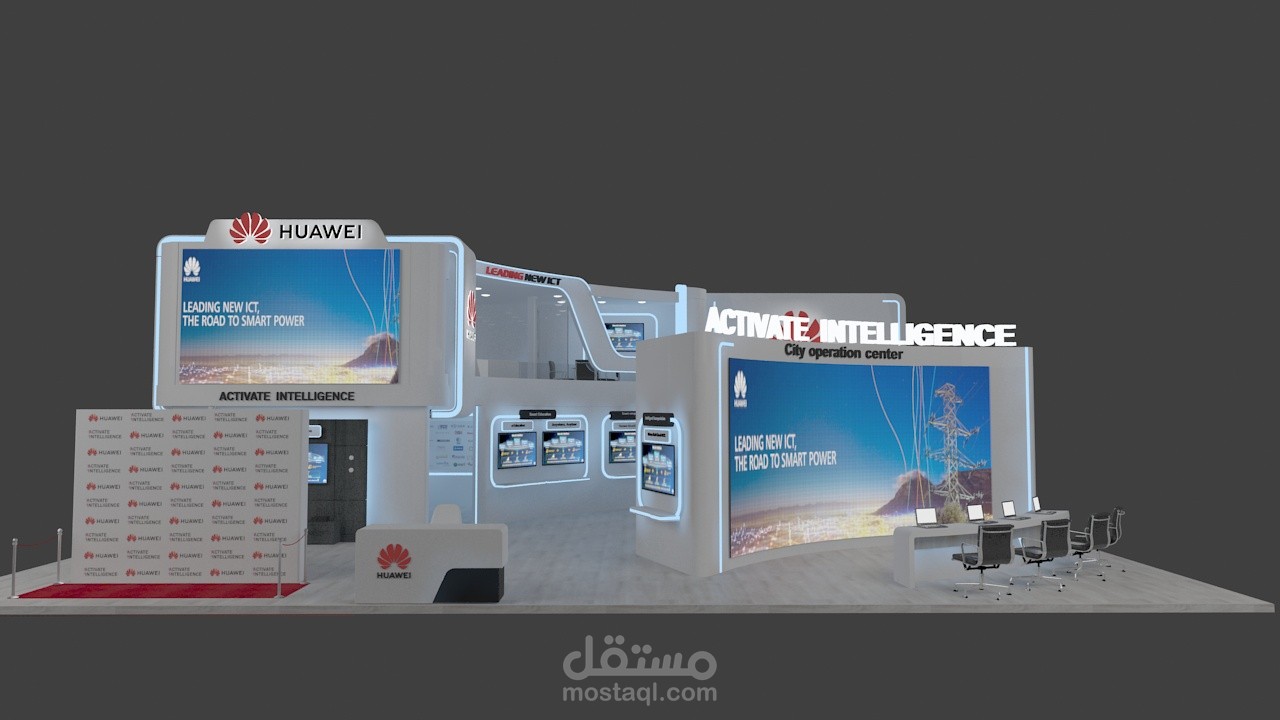 huawei booth exhibition 2018