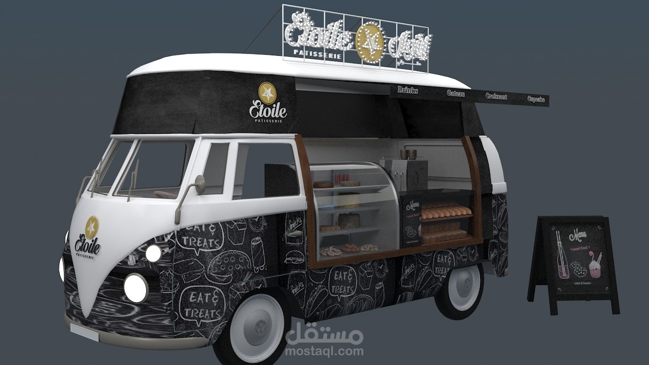 food truck 3d design