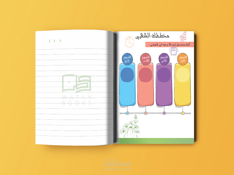 تصميم يوميات , نوت بوك