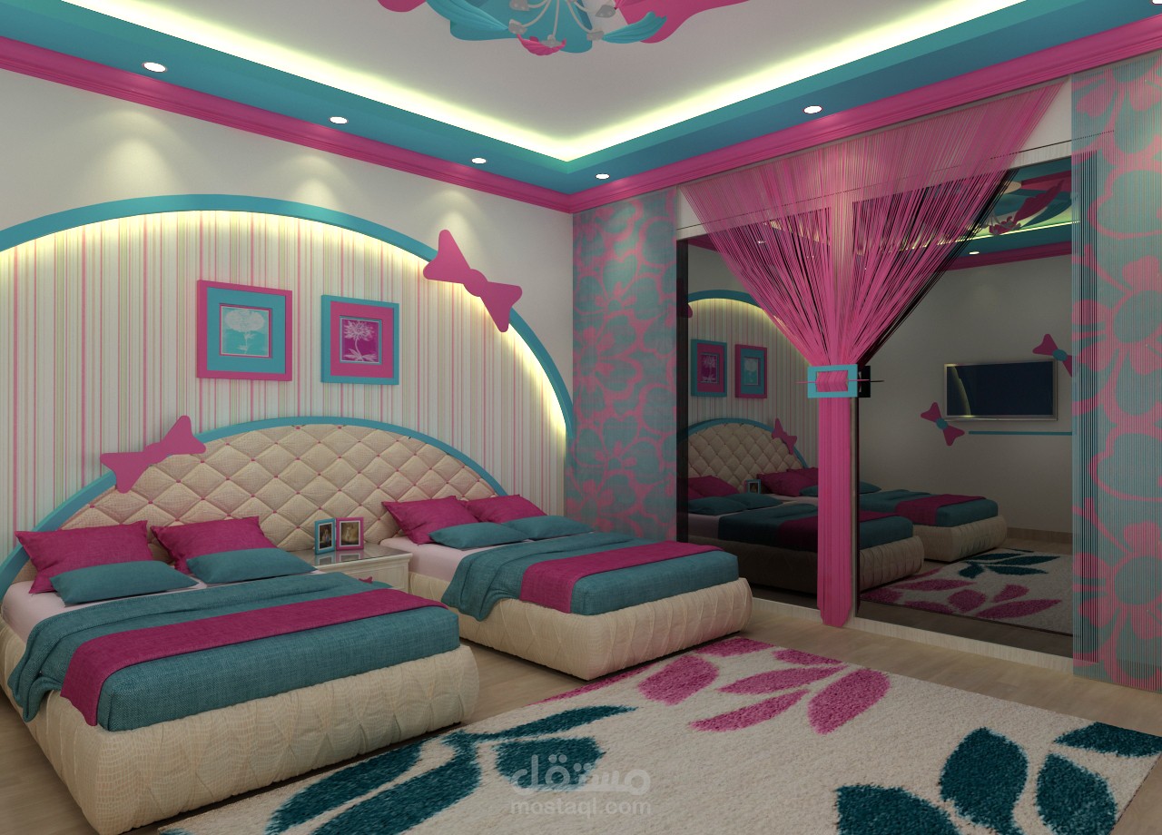 غرفة نوم اطفال