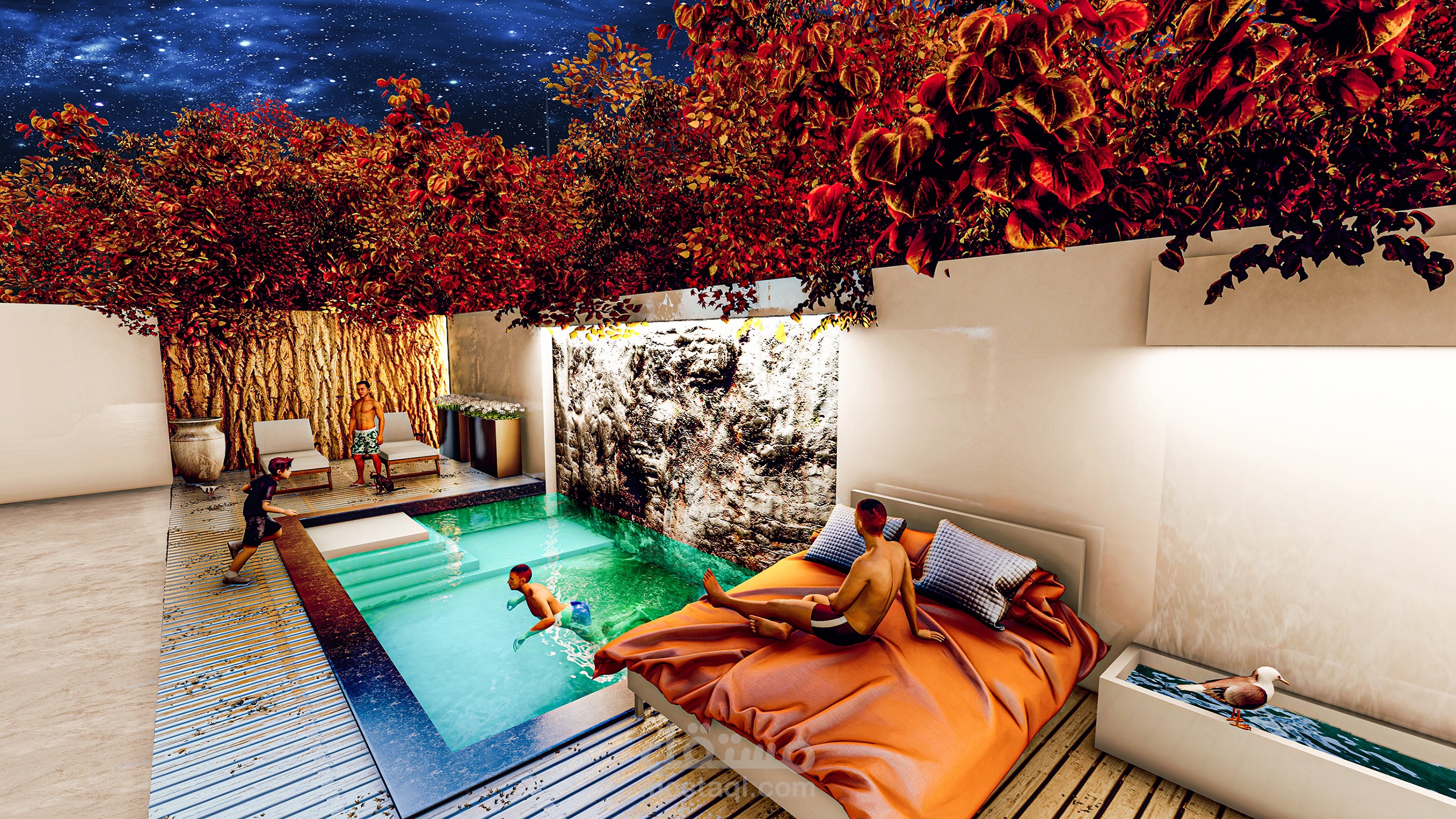 ( Modern Villa ( LandScape