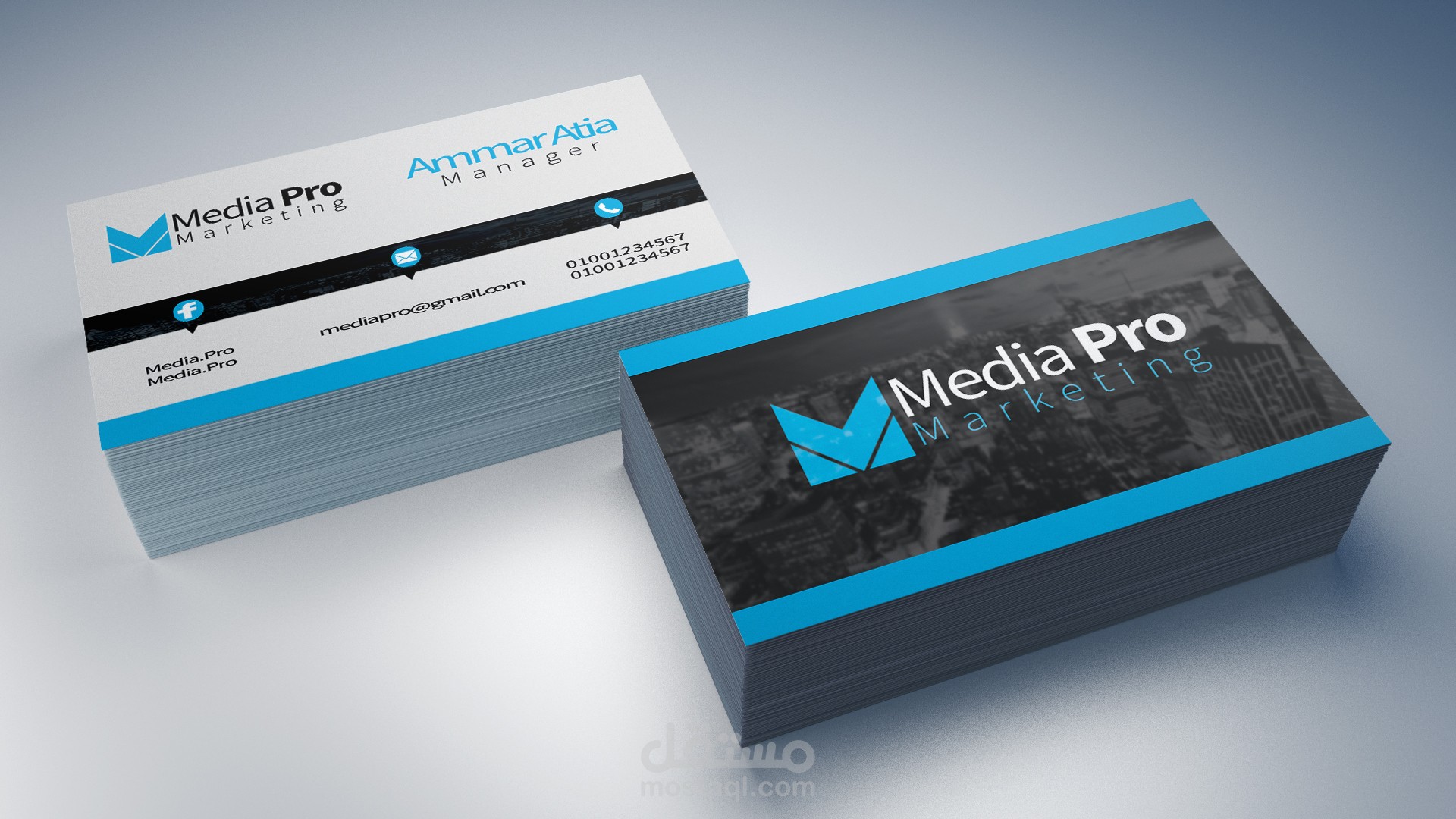 تصميم كارت شخصي