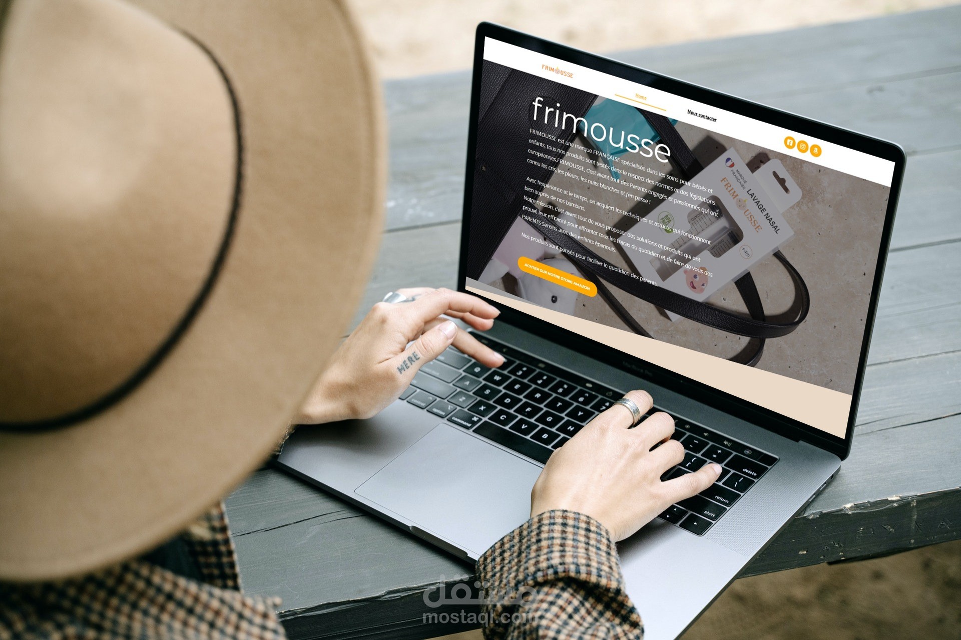 موقع لبائع على الأمازون لتعريف بالمنتج