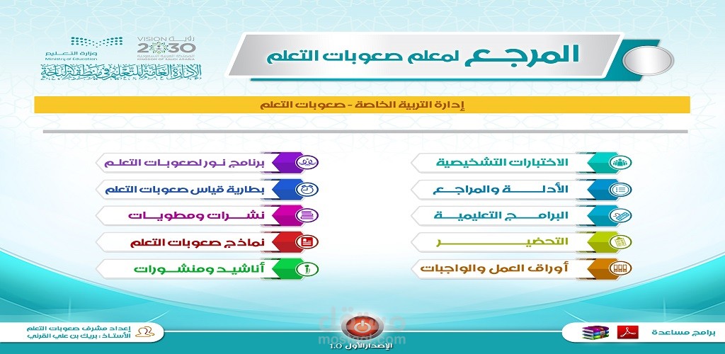 المرجع لمعلم صعوبات التعلم
