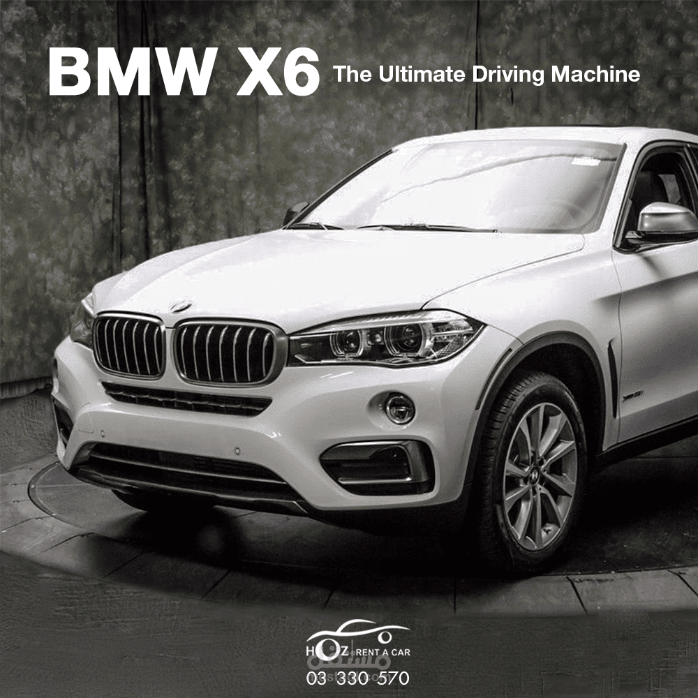 تصميم ترويجي لسيارة BMW X6