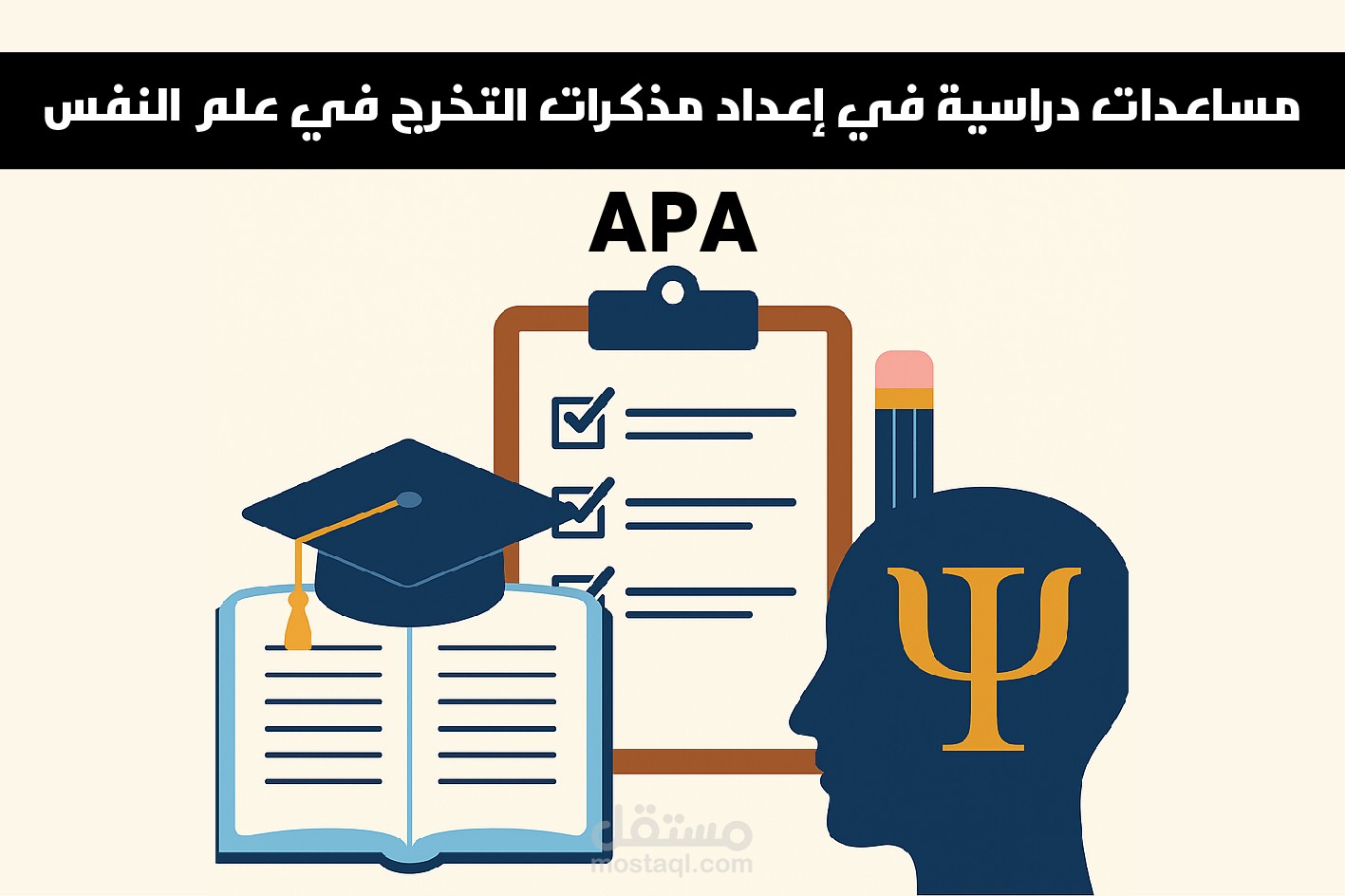 مساعدات دراسية في إعداد مذكرات التخرج في علم النفس