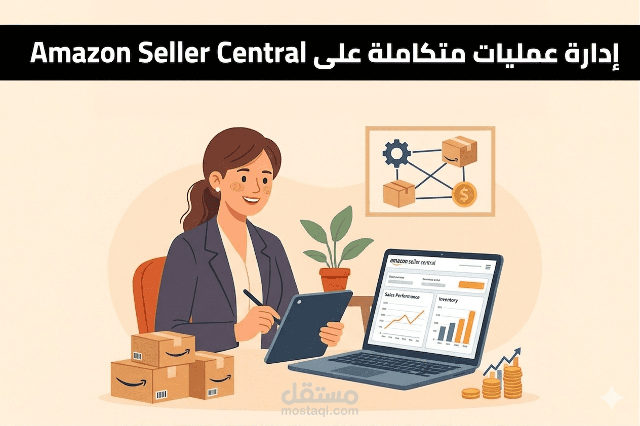 إدارة عمليات متكاملة على Amazon Seller Central