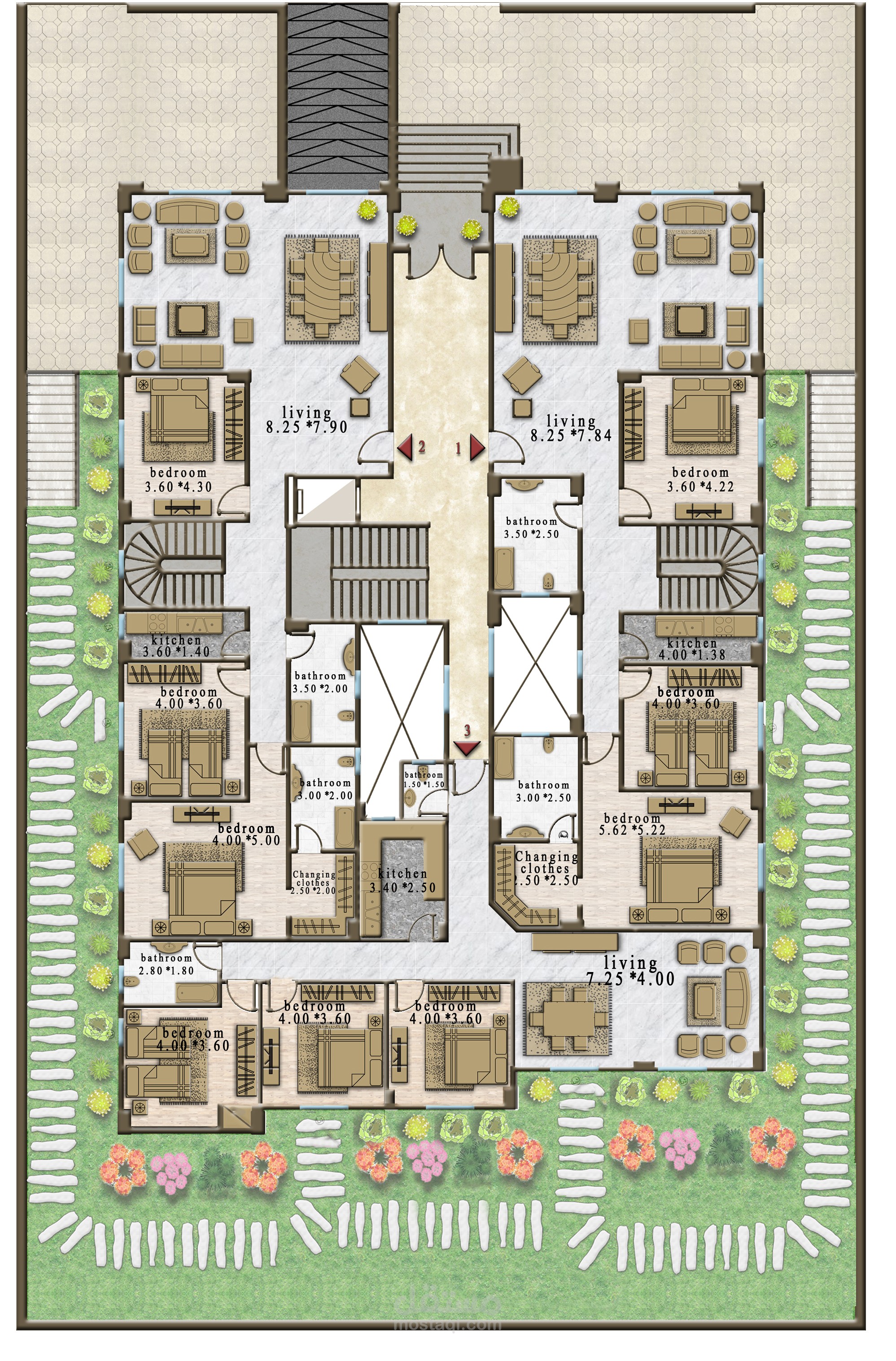 اظهار مسقط افقى بالفوتوشوب فقط