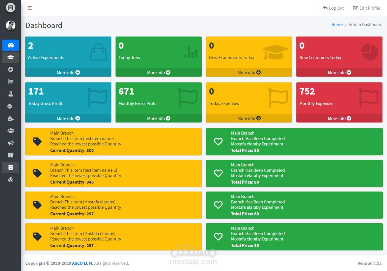 نظام لاداره مركز بحوث