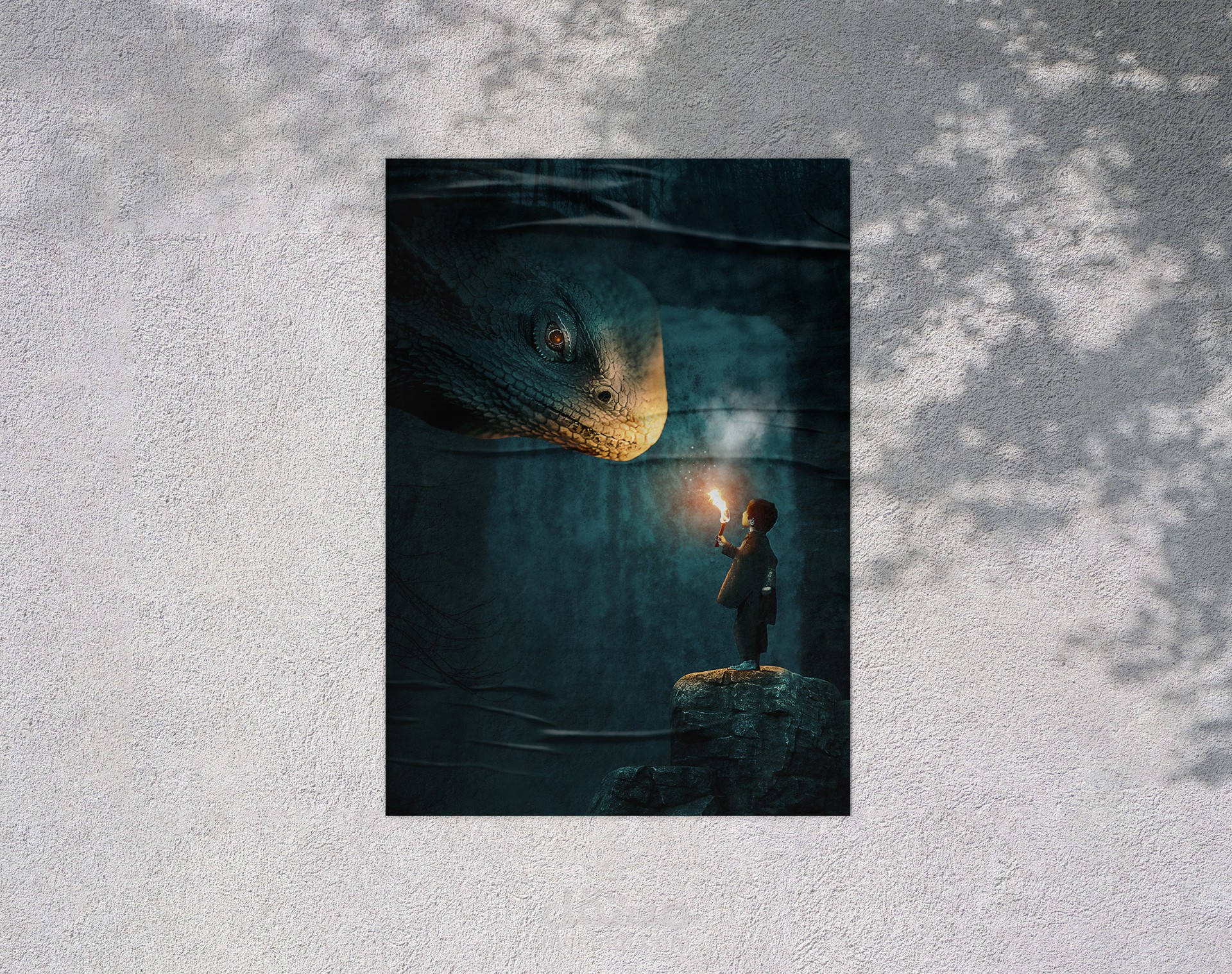 تصميم بوستر -Poster Design -Dragon