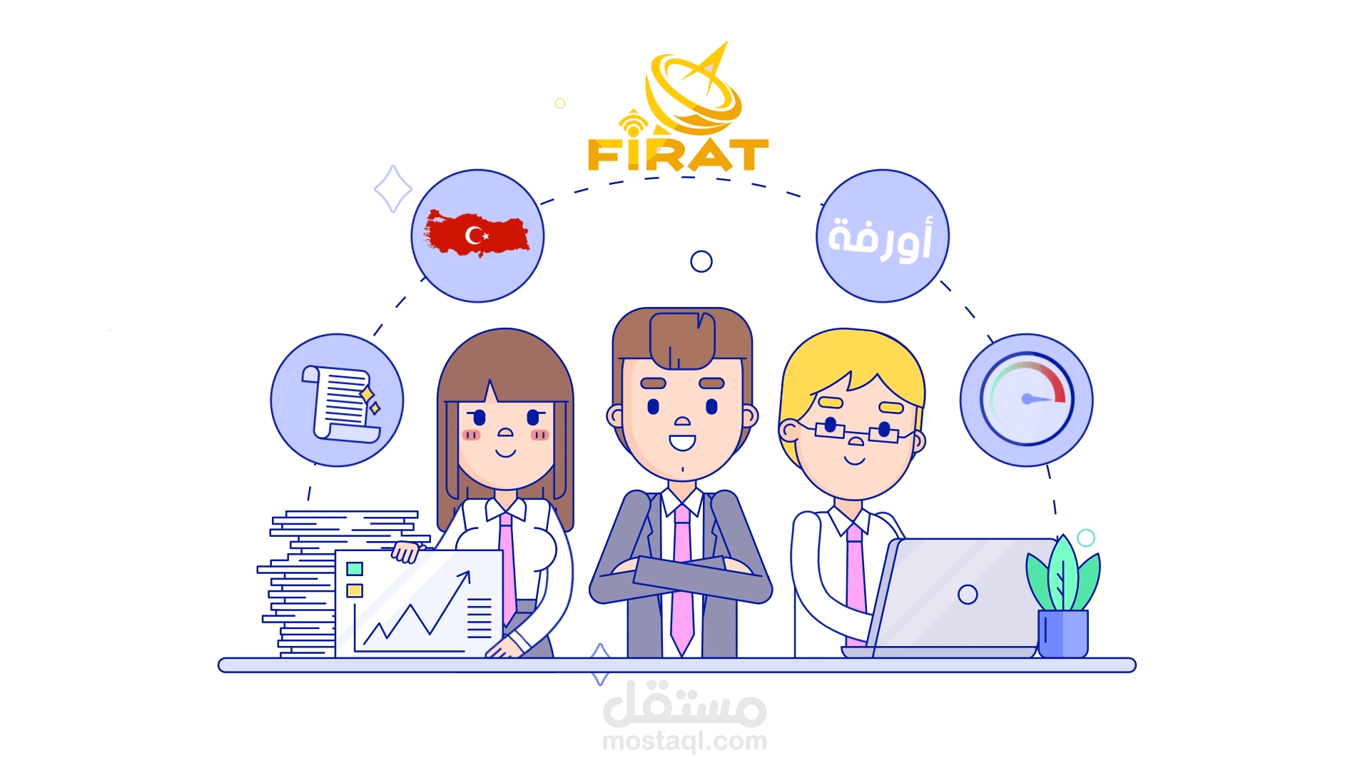 شركة الفرات للإنترنت والاتصالات -فيديو