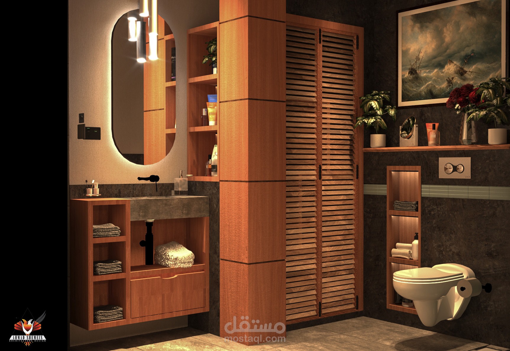 Renovation of 2 adjacent bathrooms in Australia