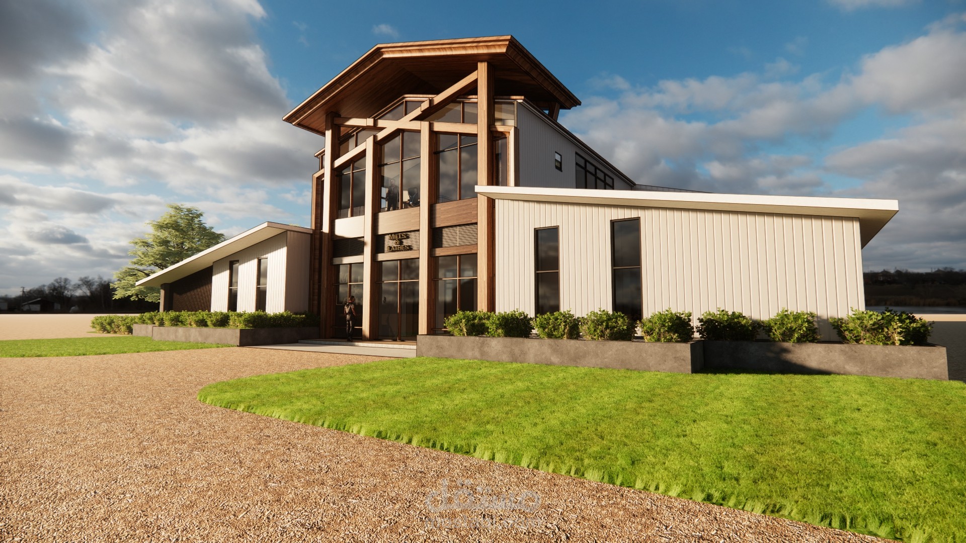 المركز الثالث في تصميم منشأة صناعية في تكساس