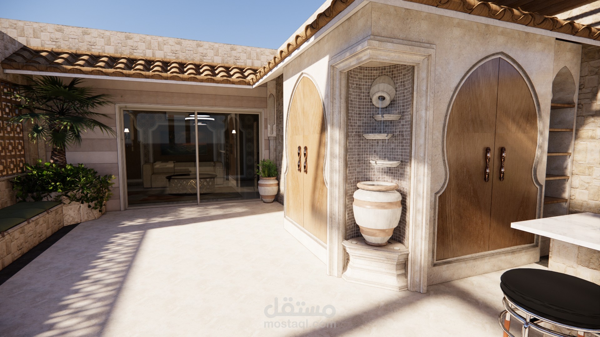 Roof Andalusian design