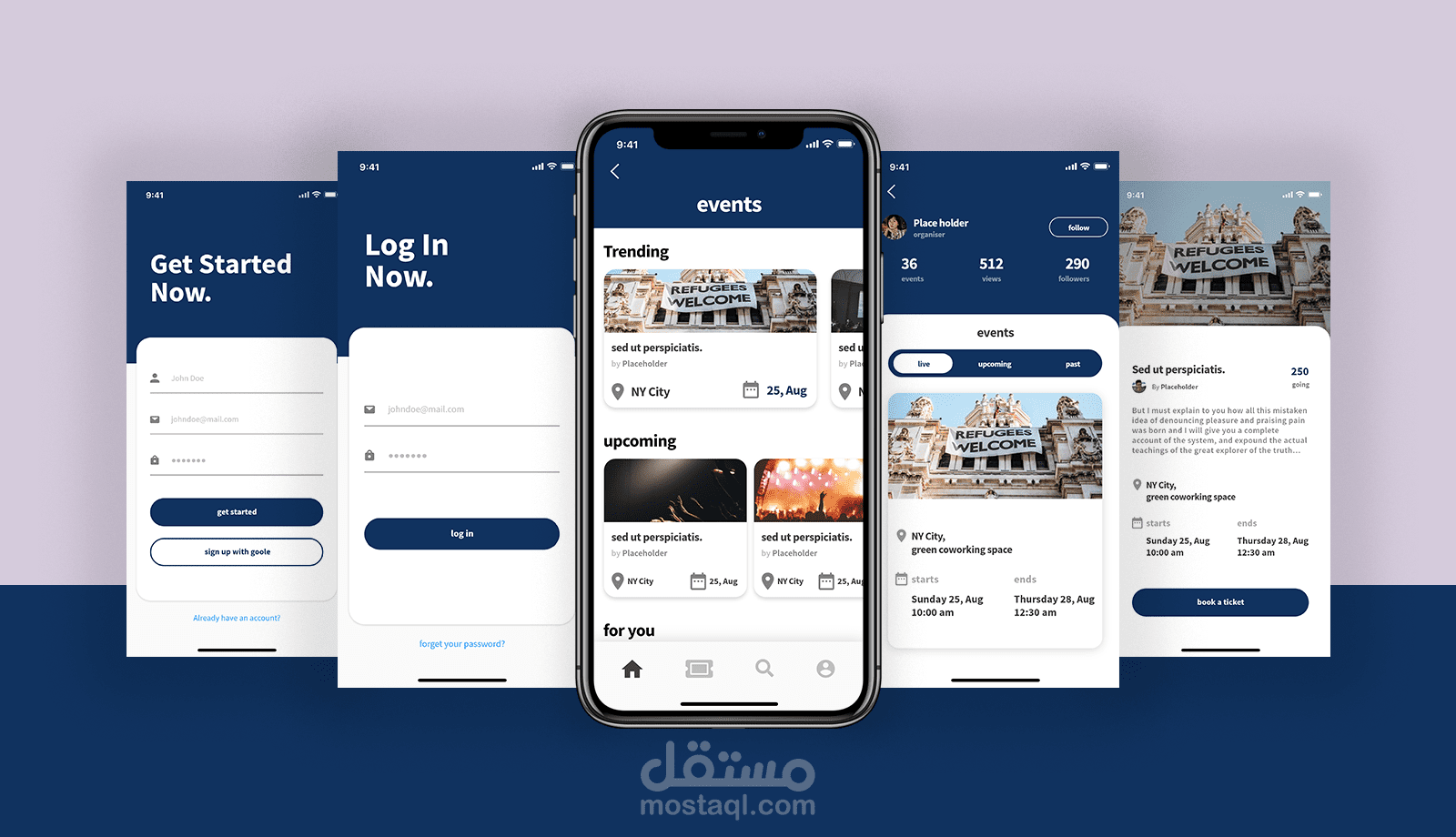 Mobile App UI Design