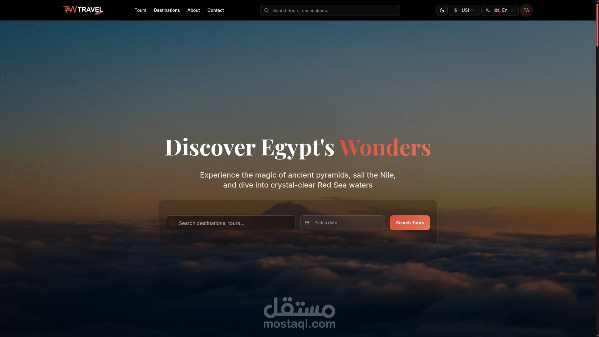 TAW Travel - Tour & Travel Booking Platform