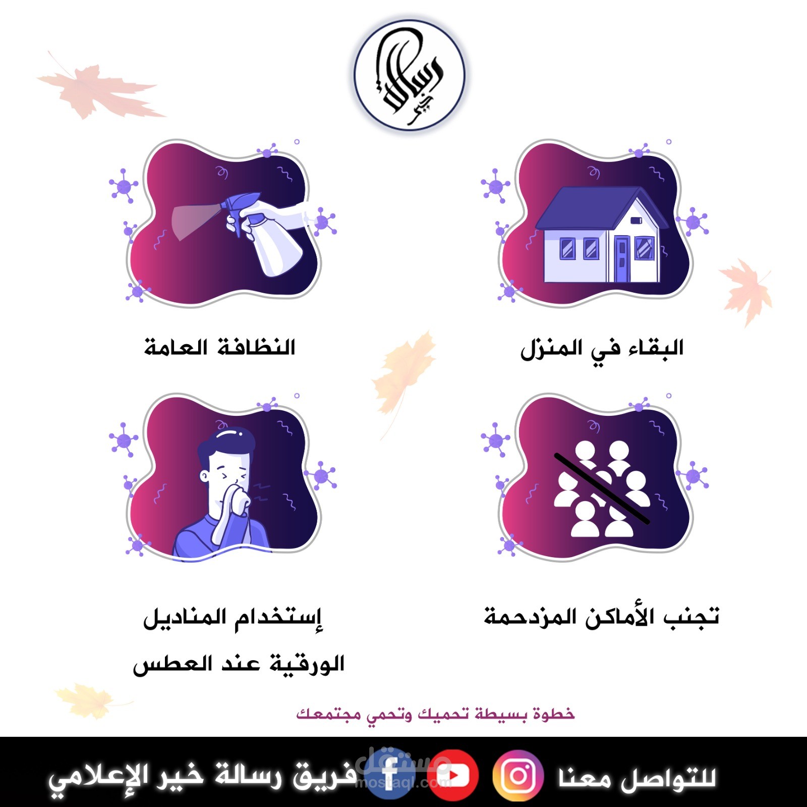 تصميم للحماية من الاصابة بكورونا