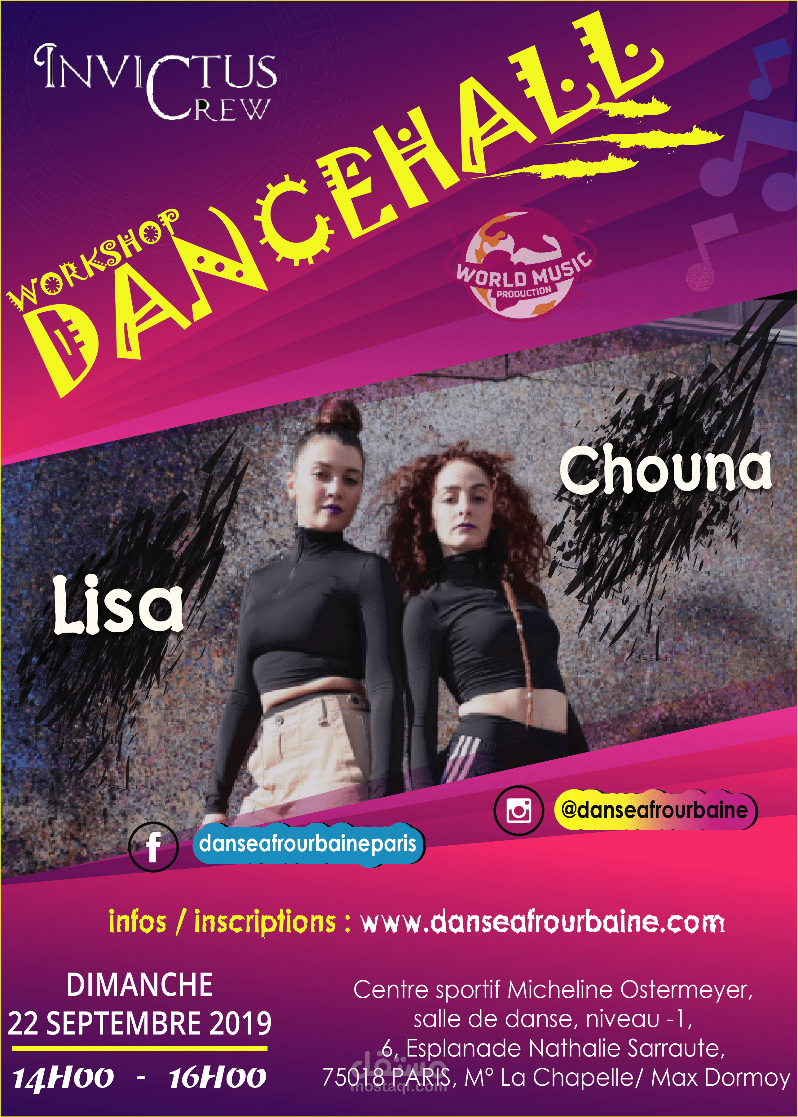 تصميم نشرات اعلانية احترافية، خاص بنادي فرنسي !