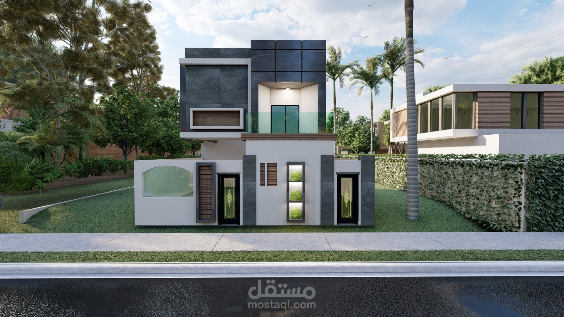 villa elevation design