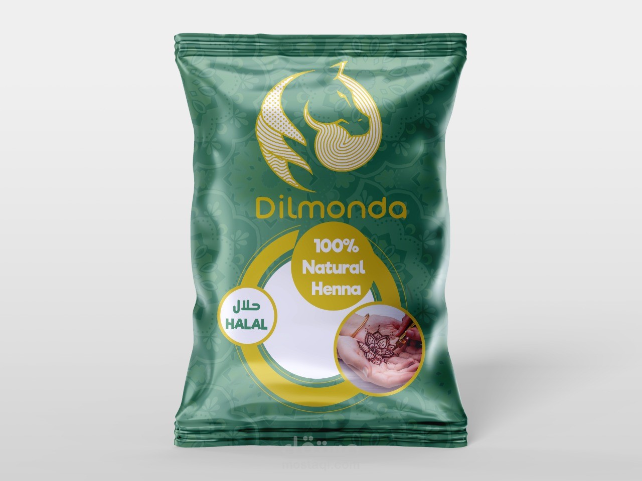 تصميم كيس منتج حنة
