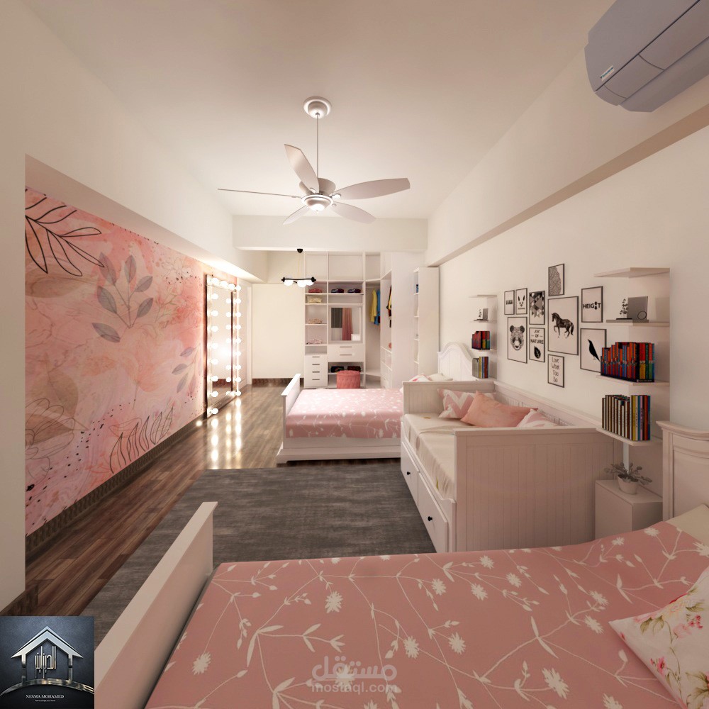 girls bed room