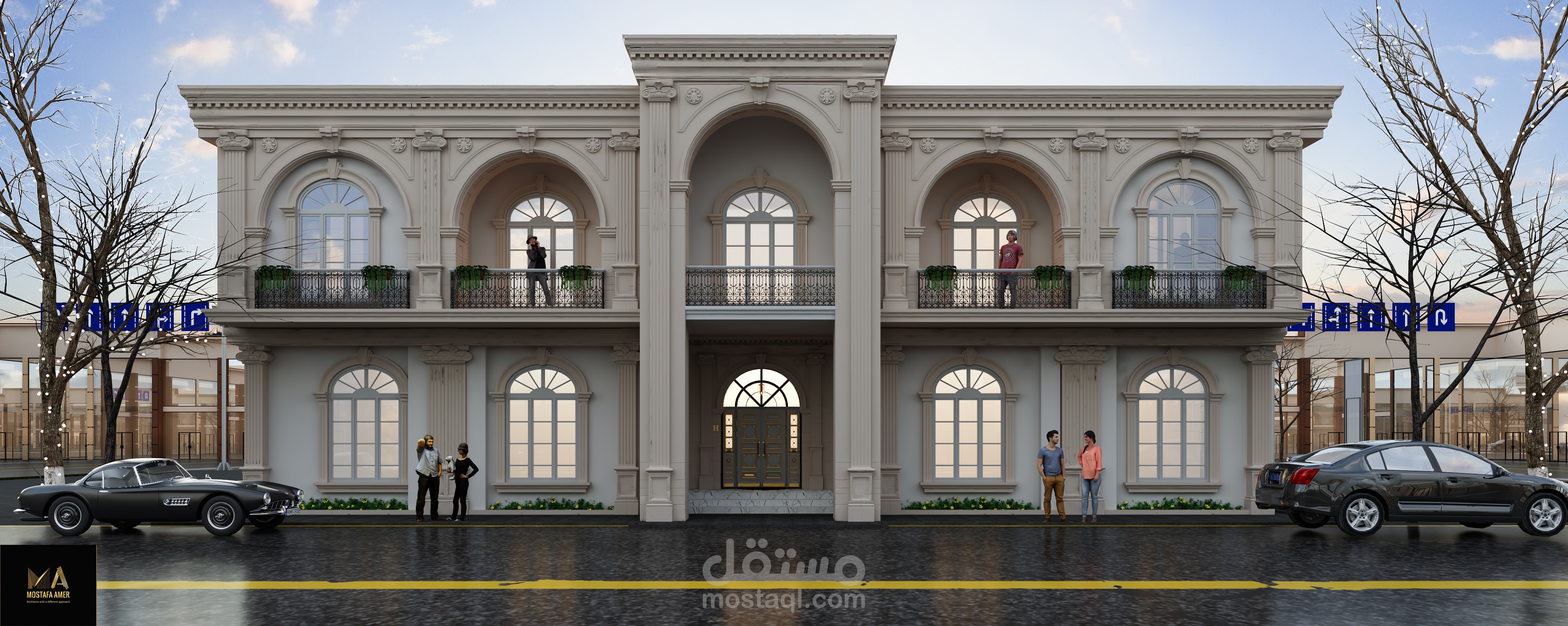 فيلا كلاسيكية خاصة