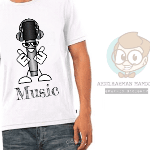 تصميم تيشرت للطباعة