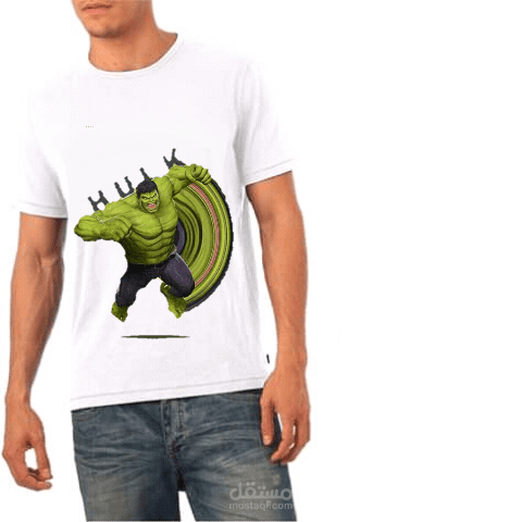 تصميم تيشرت هالك