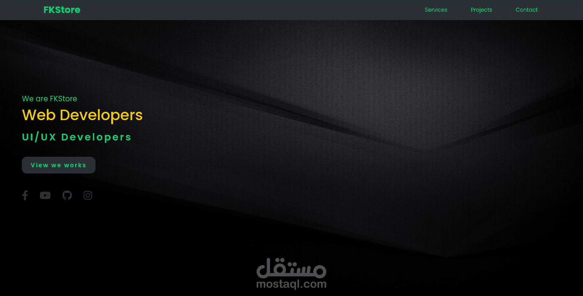 موقع لتقديم وعرض الخدمات