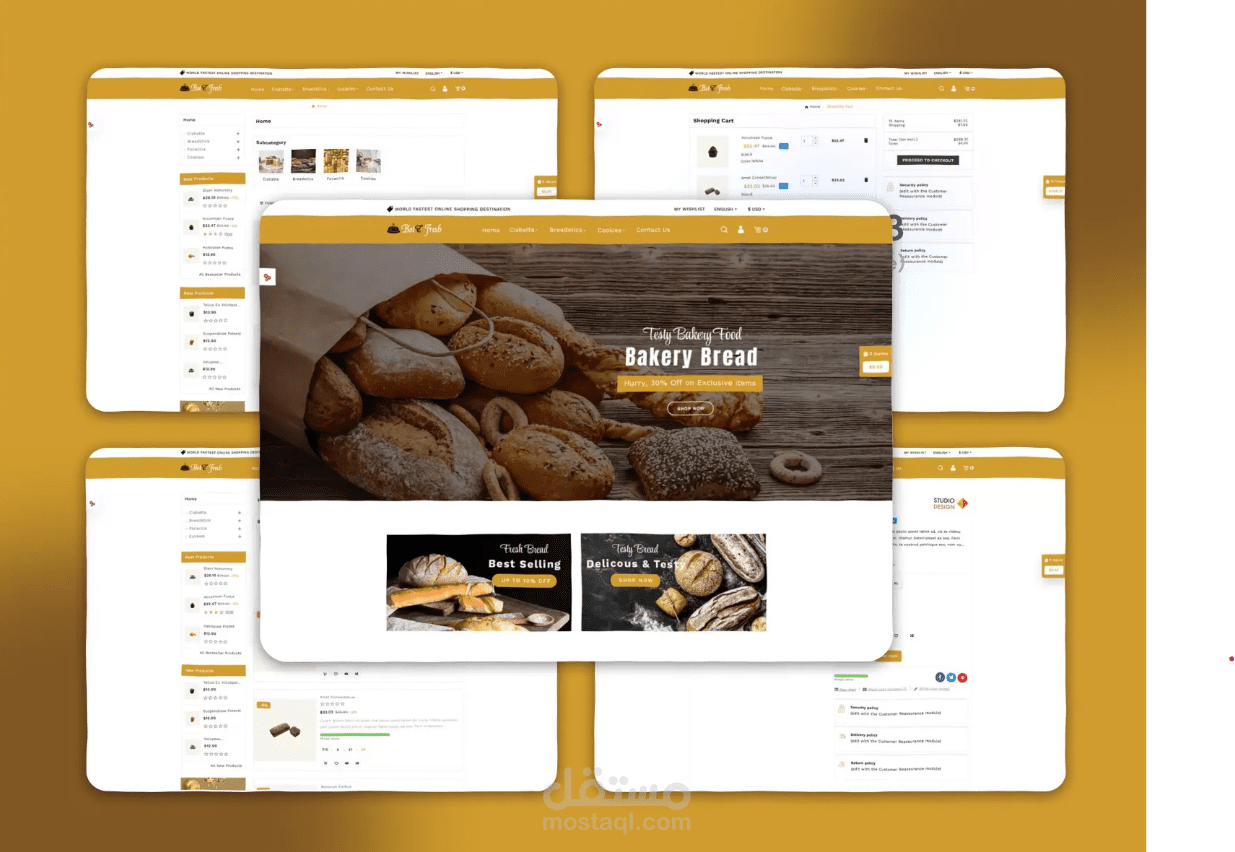 Bakery E-commerce Web Design & Development