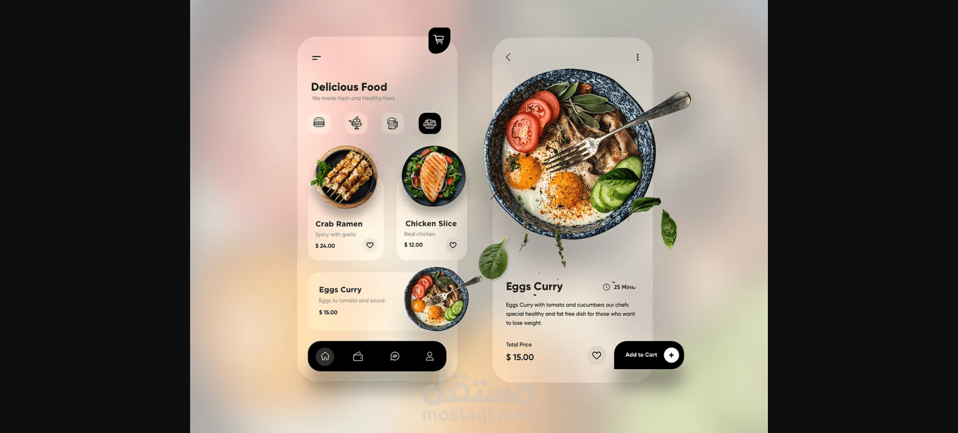 Food Mobile Application UX-UI
