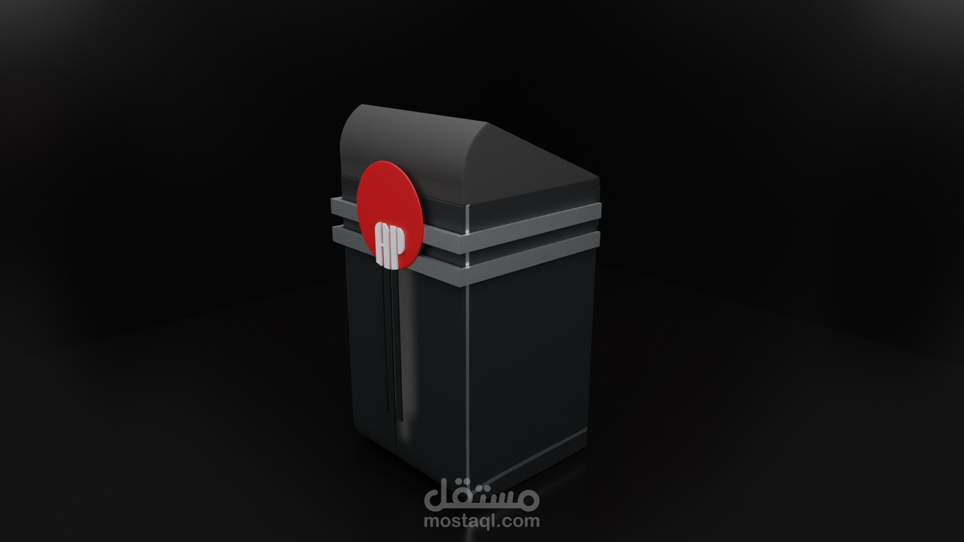 نموذج صغير لمكتب Valet Parking Stand