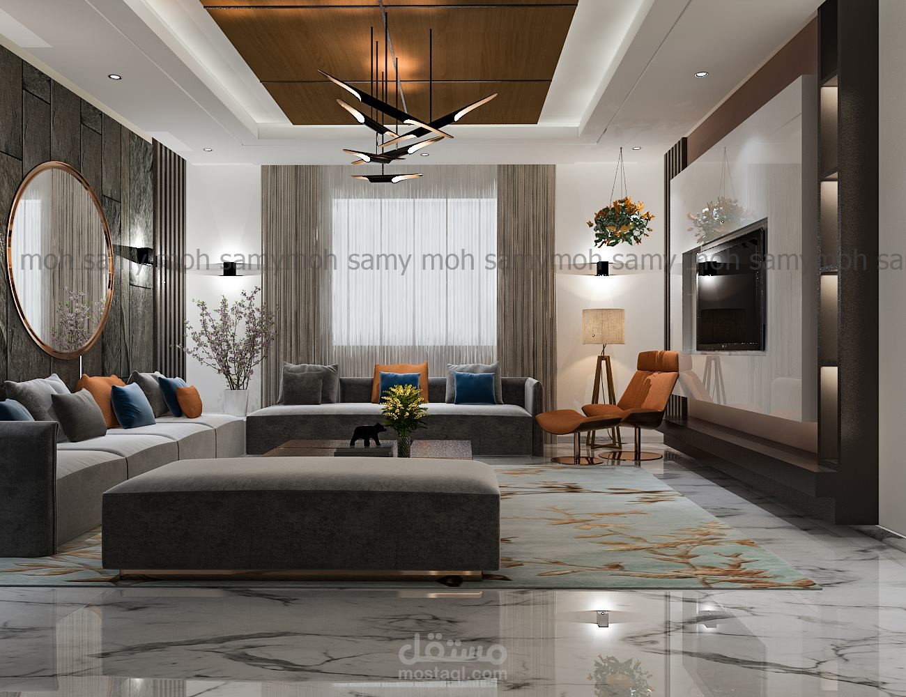 تصميم داخلي -living room