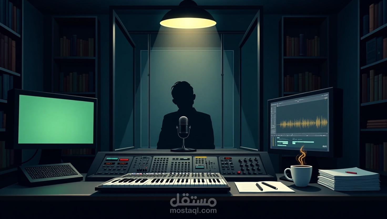 صناعة محتوى بودكاست بالذكاء الاصطناعي