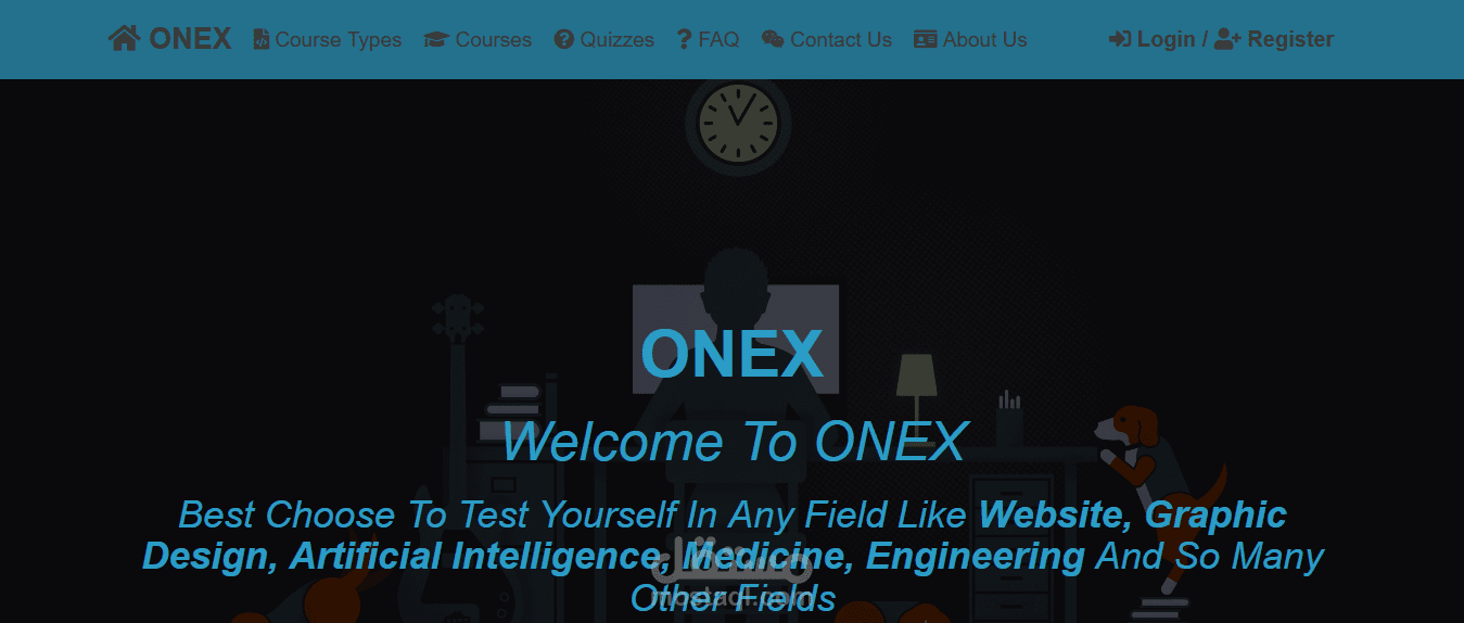 Online Exam Website