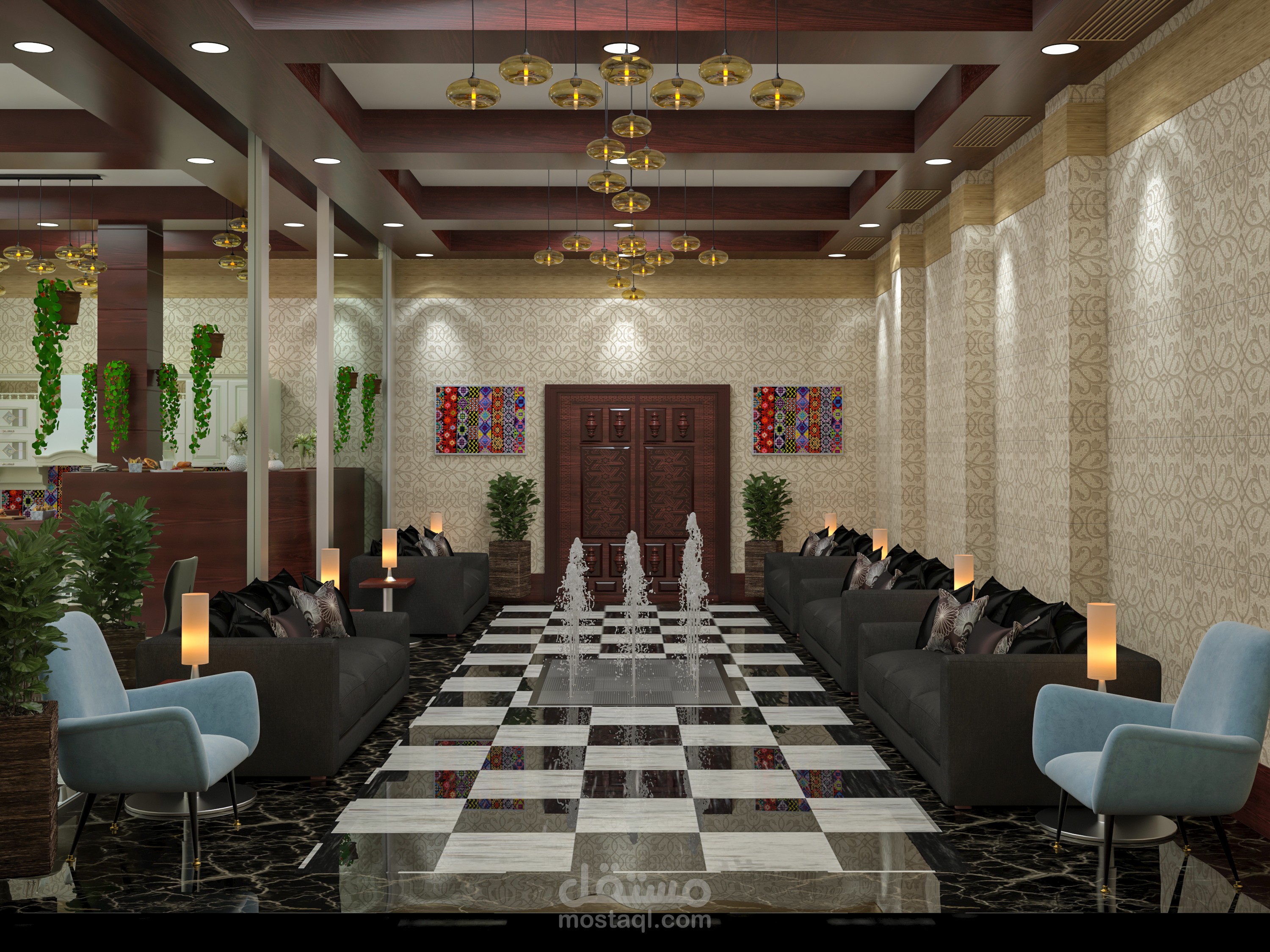 بعض من اعمالي في مجال التصميم الداخلي