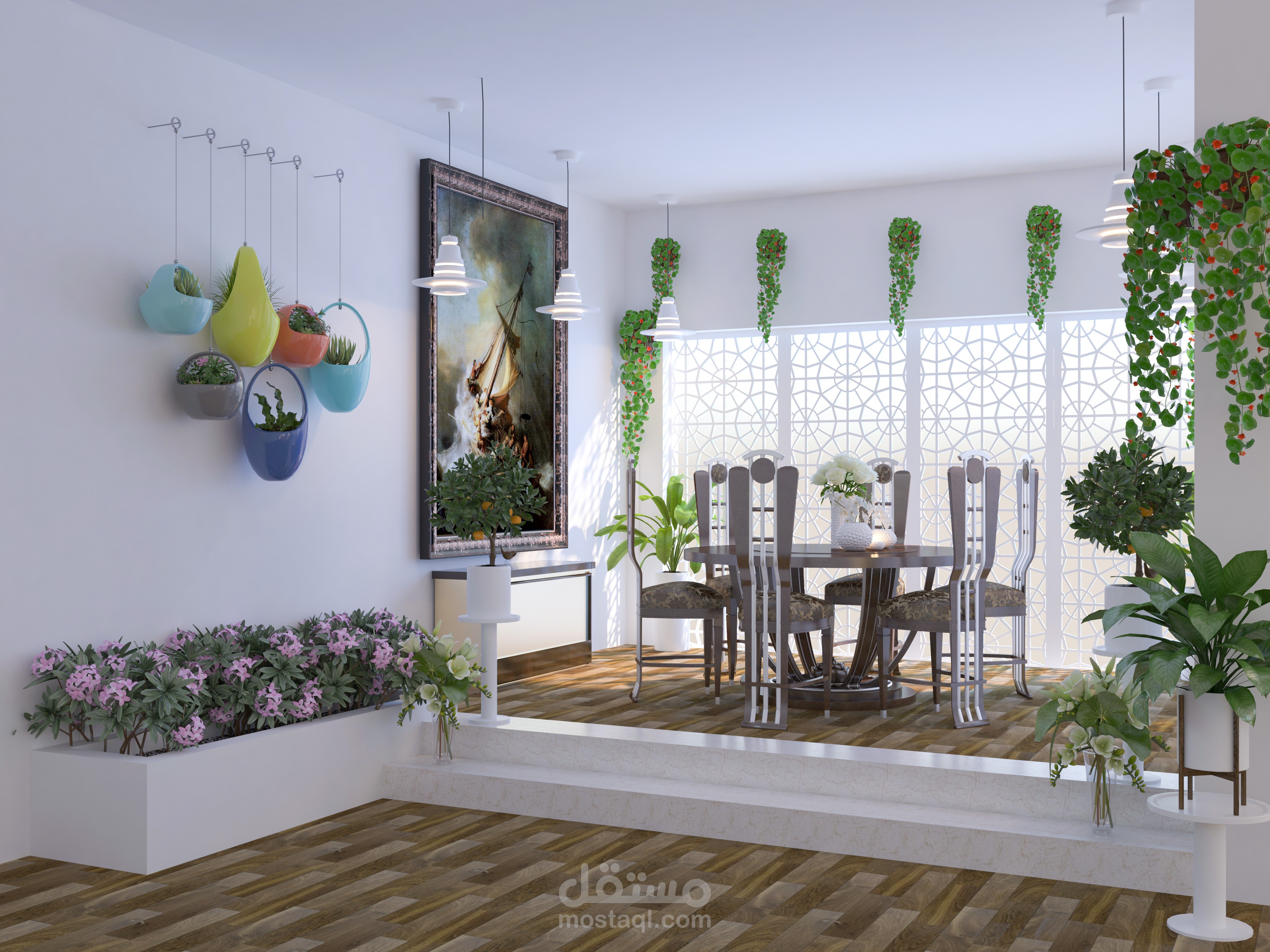 تصميم حديقه داخلية