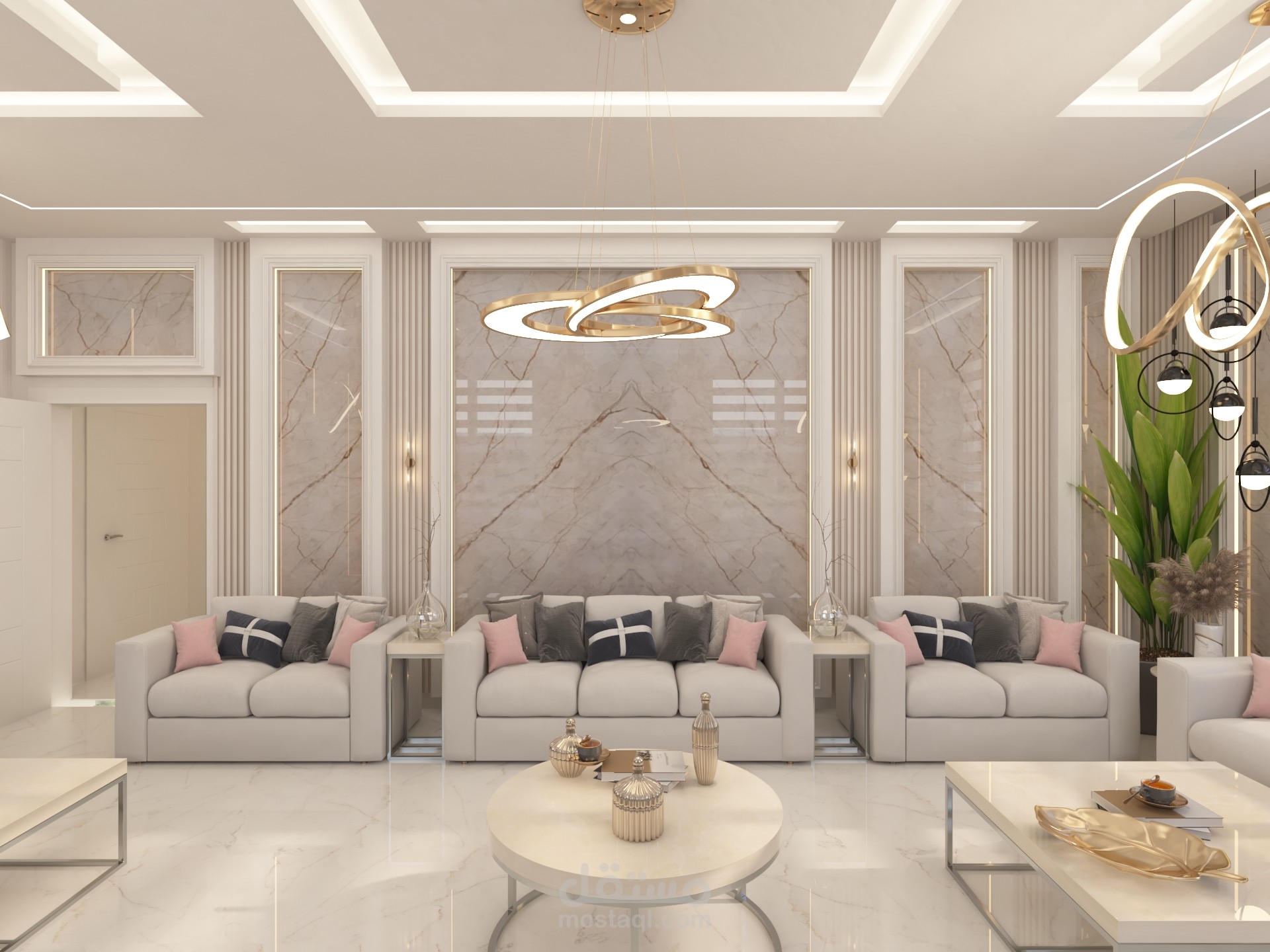 Guest room design_تصميم غرفة الضيوف _فيلا الاردن