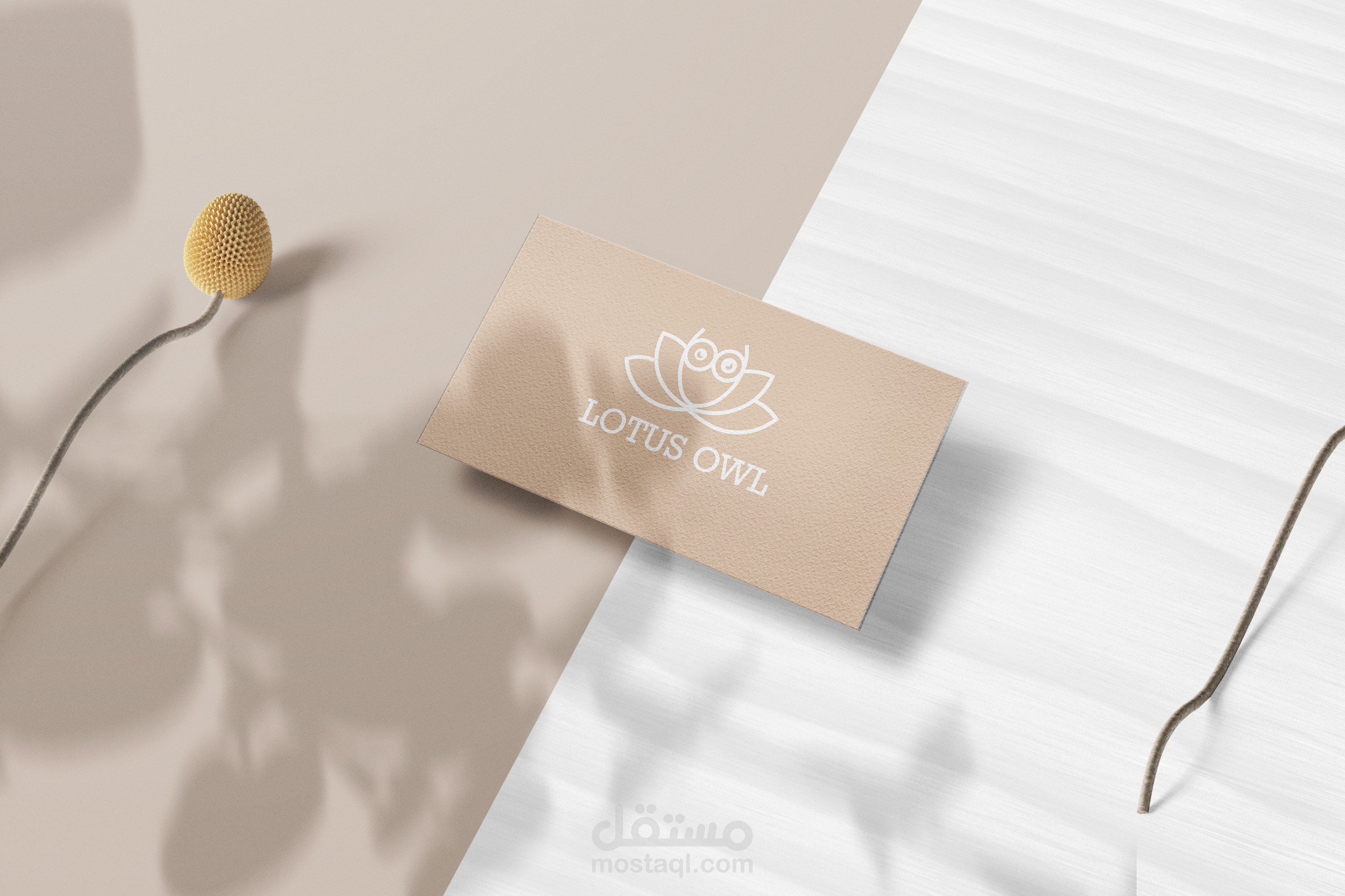 تصميم شعار لزهرة اللوتس