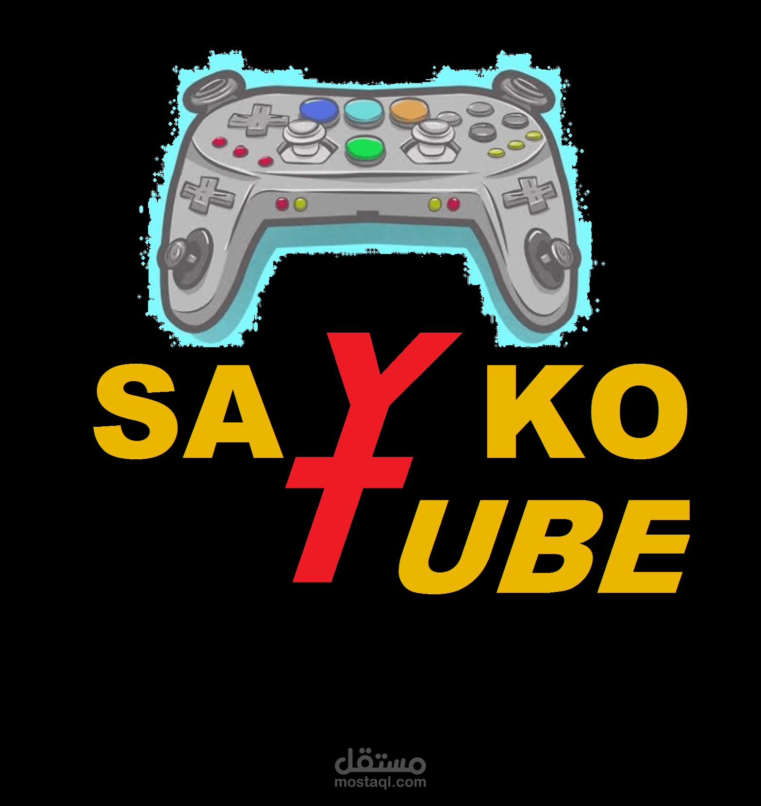 عمل ابداعي للوجو قناة Gaming